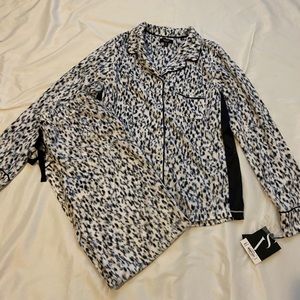 SIMPLYVERA leopard pajama set NWT